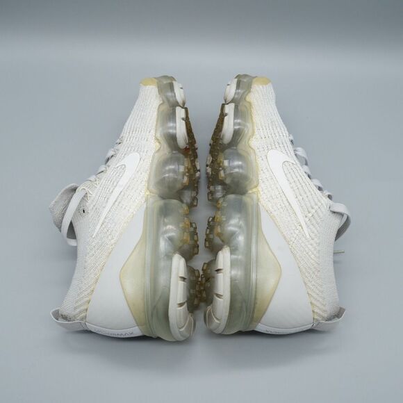 Nike Air VaporMax Flyknit 3 Shoes Women's Size 10 Pure Platinum AJ6910-100 - Picture 4 of 10